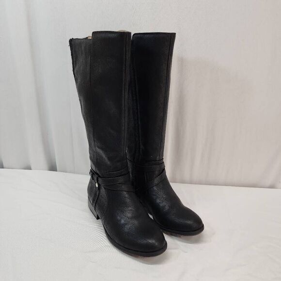 LifeStride Size 9.5 Xtrovert Zip Up Riding Boots Black Womens - Picture 1 of 9